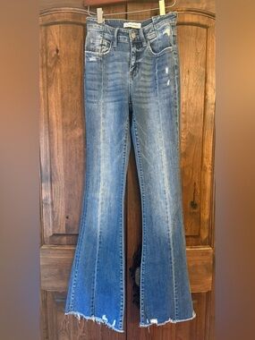 Flying Monkey Medium Blue Flare Jeans